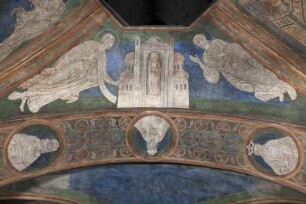 Szenen aus dem Buch Ezechiel — Ezechiels Vision des neuen Jerusalems — Jahwe erscheint am Stadttor