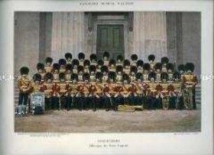 Uniformdarstellung, Musikkorps der Schottischen Garde, Großbritannien, 1898.