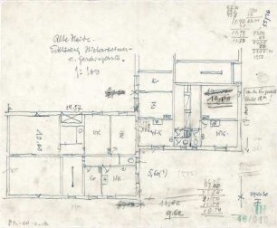 Fischer, Theodor; München, Alte Heide; Wohnanlage "Alte Heide" - Grundriss