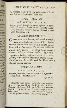 Epistola XXI - Epistola XXX