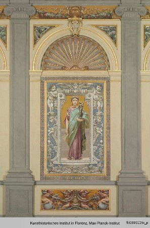 Ausmalung des Treppenhauses im Palazzo Grifoni Budini Gattai : Weibliche Allegorien