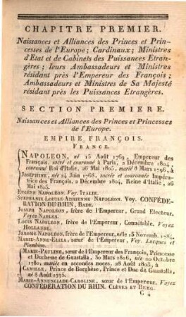 Almanach impérial : annuaire. 1807
