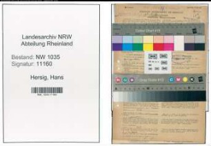 Entnazifizierung Hans Hersig , geb. 10.07.1897 (Betriebsfuehrer)