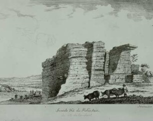 Der Hohenstein (Hochstein) bei Königshain, 2. Ansicht von Westen