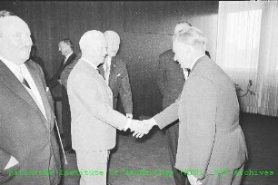 Besuch von Dr. Karl Heinrich Lübke (Bundespräsident der Bundesrepublik Deutschland (BRD)) am Kernforschungszentrum Karlsruhe (KfK)