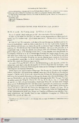 Auferweckung der Tochter des Jairus