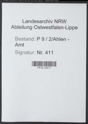 Sterberegister Standesamt Ahlen-Amt