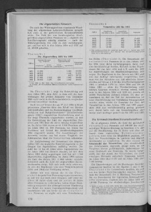 Übersicht 2: Verurteilte 1951 bis 1955