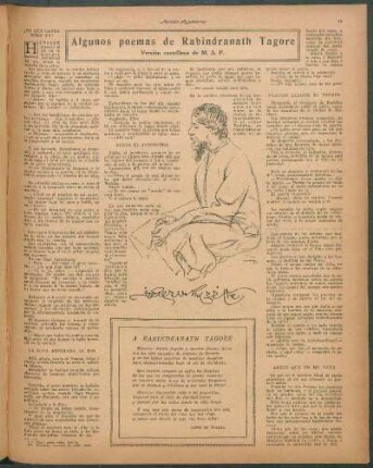 Algunos poemas de Rabindranath Tagore : Versión castellana de M. S. P.