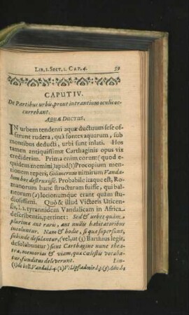 Caput IV. De Partibus urbis, prout intrantium oculis occurrebant.