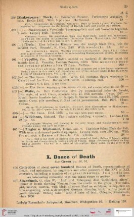 X. Dance of Death (No. 406 - 488)