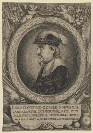 Bildnis des Christianus IV. Daniae Rex