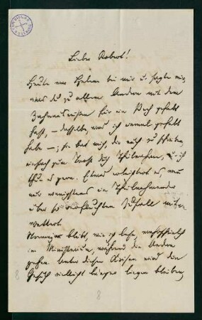 Brief vom 16. Oktober 1878