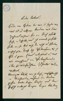 Brief vom 16. Oktober 1878
