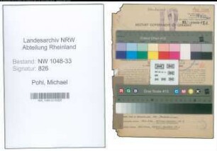 Entnazifizierung Michael Pohl , geb. 15.09.1897 (Lehrer)