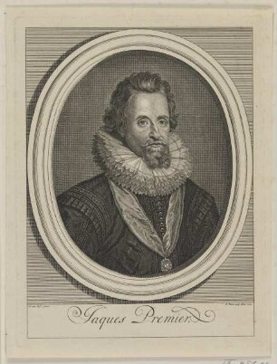 Bildnis des Jaques I., König von England
