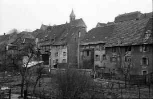 Altkirch: alte Häuser der Stadtmauer