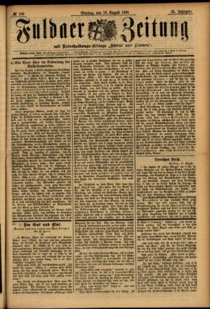 Ausgabe vom Montag, den 19. August 1895.