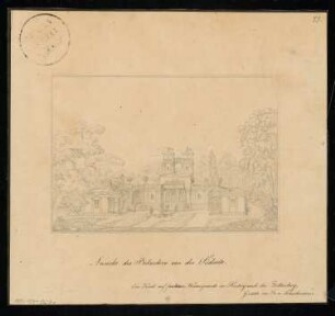 Gärtnerwohnung Monatskonkurrenz November 1832: Perspektivische Ansicht