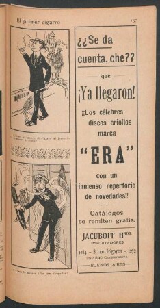 El primer cigarro - [Cómic]