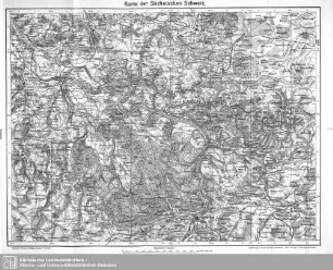 Karte der Sächsischen Schweiz : Maassstab 1:120 000