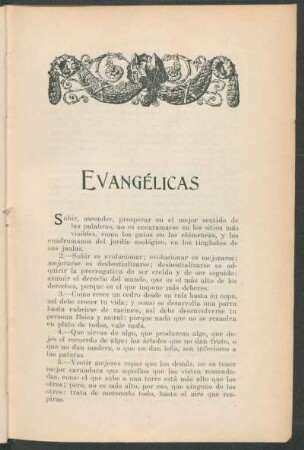 Evangélicas