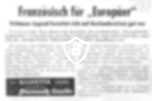 Französisch für "Europäer"