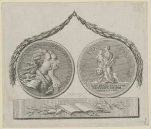 Doppelbildnis des Leopold II und der Maria Ludovica