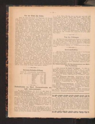 Auskunftsstelle des Westf. Provinzialvereins des kath. Lehrerverbandes