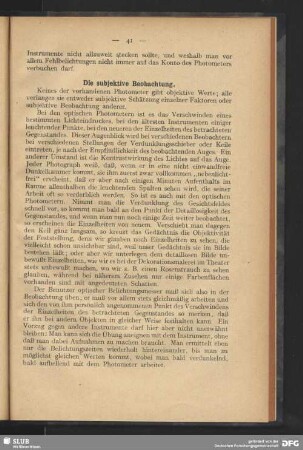 Die subjektive Beobachtung