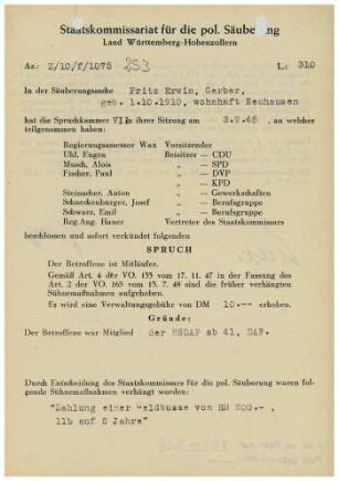 Fritz, Erwin
