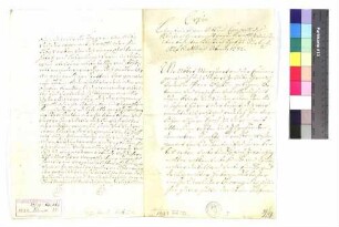 Erblehenbrief des Abts Marquard gegen den Knecht Kraft Wiß von Tiefenbach über den herrenalbischen Hof zu Durlach.