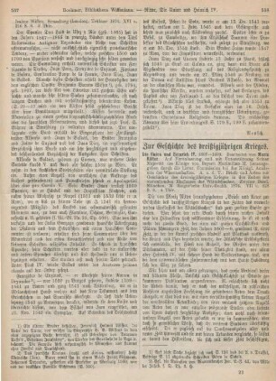 538-541 Zur Geschichte des dreißigjährigen Krieges