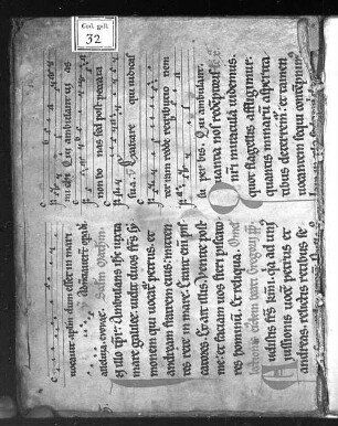 La Regle de Saint Benoit (teismognee & conformée de part Saint Grégoire) pour les nonnains - BSB Cod.gall. 32