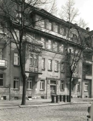 Dresden-Pieschen, Hubertusstraße 42. Wohnhaus (1912). Straßenansicht