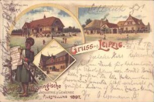 Gruss aus Leipzig ; Sächsisch Thüringische Industrie & Gewerbe Ausstellung, 1897