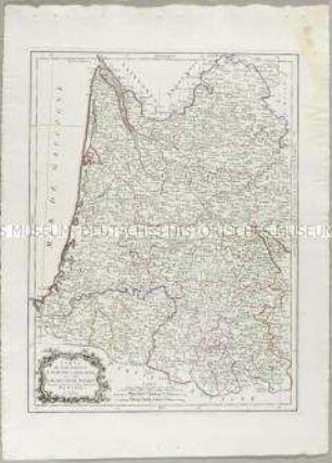 Carte du Gouvernement de Guyenne et Gascogne
