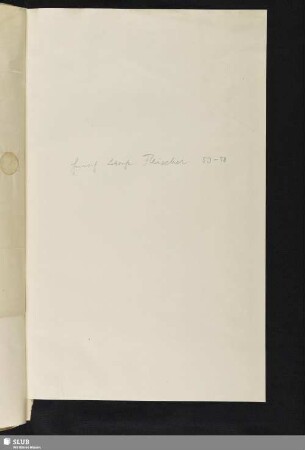 53-58. Fleischer, Heinrich Leberecht