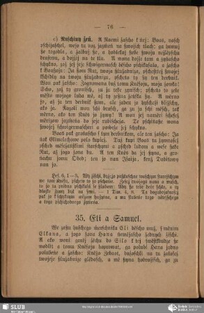 35. Eli a Samuel