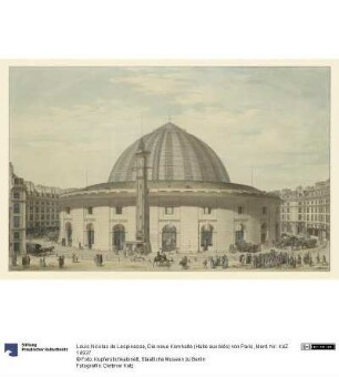 Die neue Kornhalle (Halle aux blés) von Paris