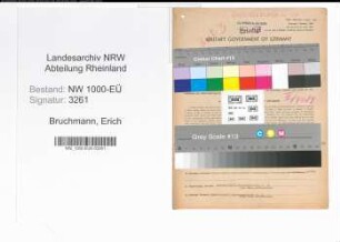 Entnazifizierung Erich Bruchmann, geb. 20.04.1883 (Steuerhelfer)