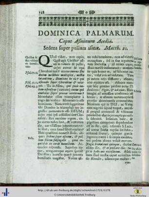 Dominica Palmarum.