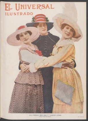 [Fotografía de] Nelly Fernández, María Caballé y Clemencia Llerandi : Tres tiples en boga