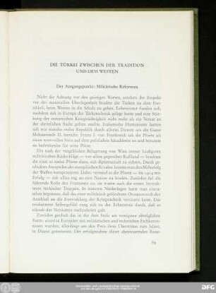 Der Ausgangspunkt: Militärische Reformen