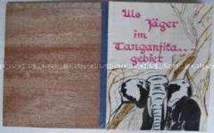 Handschriftliche Aufzeichnungen über einen Aufenthalt in Afrika (in Holzdeckel eingebunden)