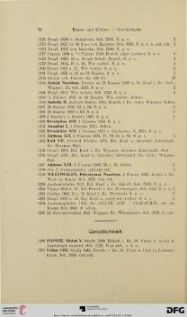 Geistlichkeit (Nr. 1206-1648)