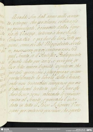 [Text:] Fedele ragguaglio della uscita dei Padri Gesuiti dal Serenissimo Dominio Veneto
