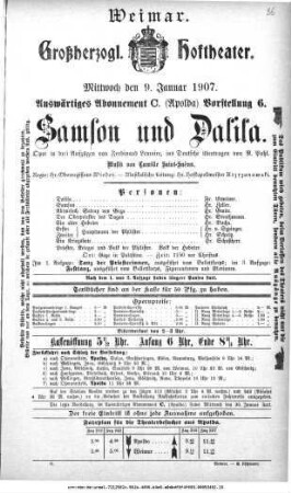 Samson und Dalila