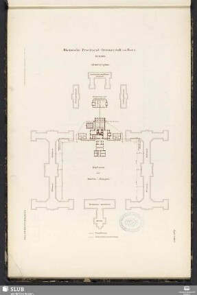 Tafel VIIIa. Rheinische Provinzial-Irrenanstalt bei Bonn