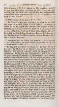 34 "Abfertigung : Basler Zeitung Nr. 91 1833"